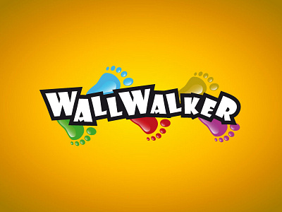 Wallwalker logo design character wallwalker children design disney logo pixar symbol toy