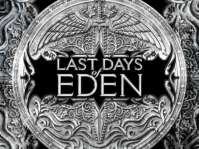 Last Days of Eden Logo band brand design epic logo metal music power seal shield symbol symphonic