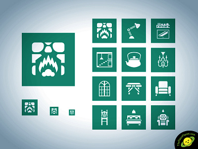 Decor Icon Set Design