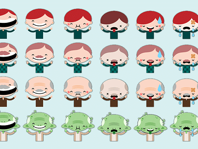 Character design spritesheet: Healthy Child Video Game