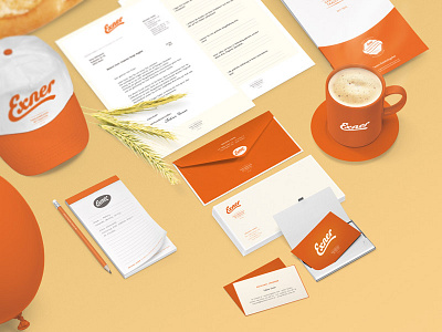 Bakery Exner Corporate Identity + Packaging backery brand bread caffee cappuccino corporate identity logo packaging rebranding