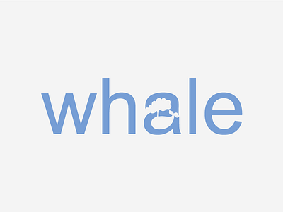 Whale Logotype Rebound