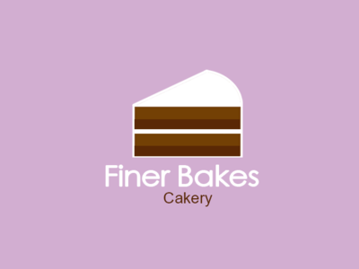Finerbakes bakery cake cakery logo