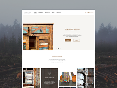 Ethnic furniture website brown e-commerce flat furniture grid ui design web design website