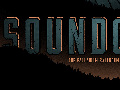 Soundgarden gig poster dark poster soundgarden