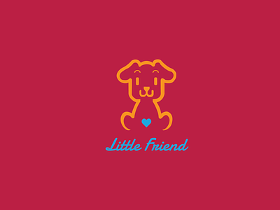 Little Friend Logo, This is an Animal Shop Logo Design.