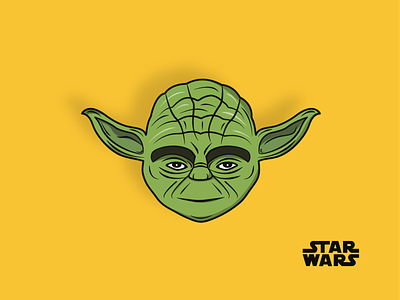 Star Wars - Yoda cartoon character characterdesign digital art fanart graphicdesign illustration illustrator star wars star wars art vector illustration yoda