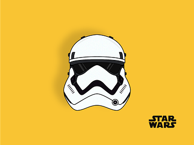 Star Wars - Stormtrooper cartoon character design digitalart fanart force graphicdesign helmet illustration illustrator star wars stormtrooper vector art