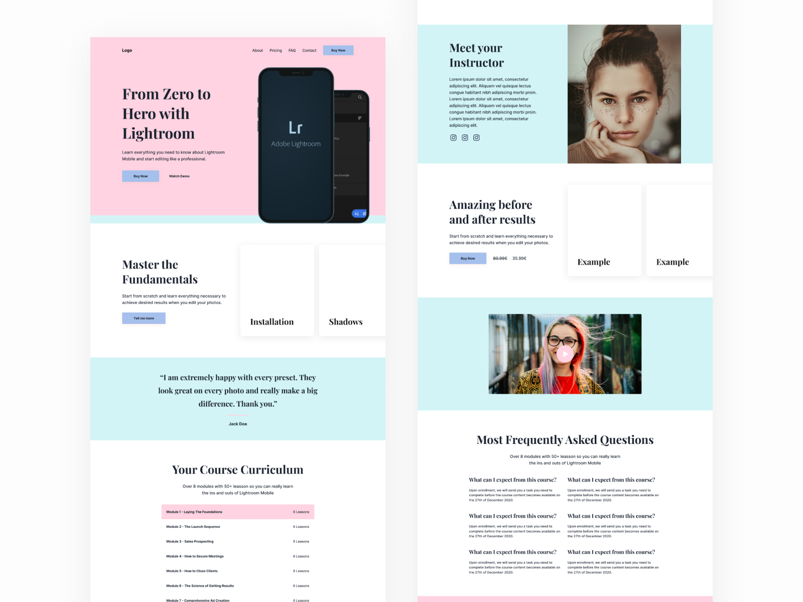 Sales Funnel - Landing Page by Igor Dumencic on Dribbble