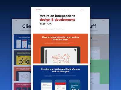 Infinum web — redesign