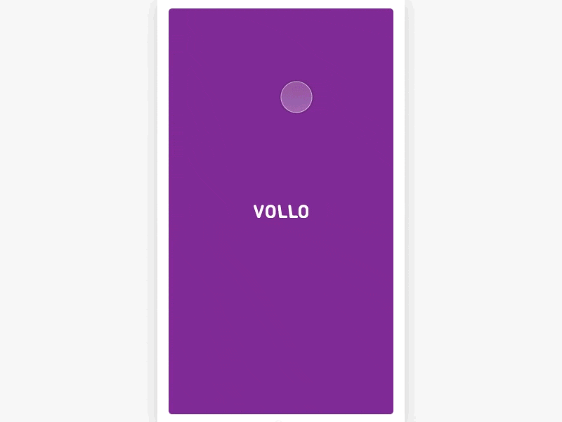 Search Interaction - Vollo animation booking form interaction ios search vollo