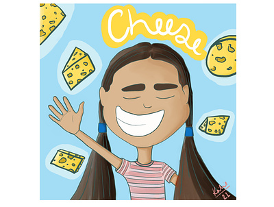Say Cheese! cheese cheese illustration food food illustration procreate
