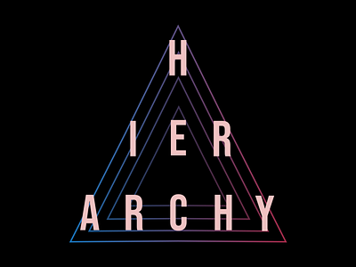 Hierarchy branding colors creative design dailyui design designer dribbble dribbbleweeklywarmup hierarchy icon illustration logo
