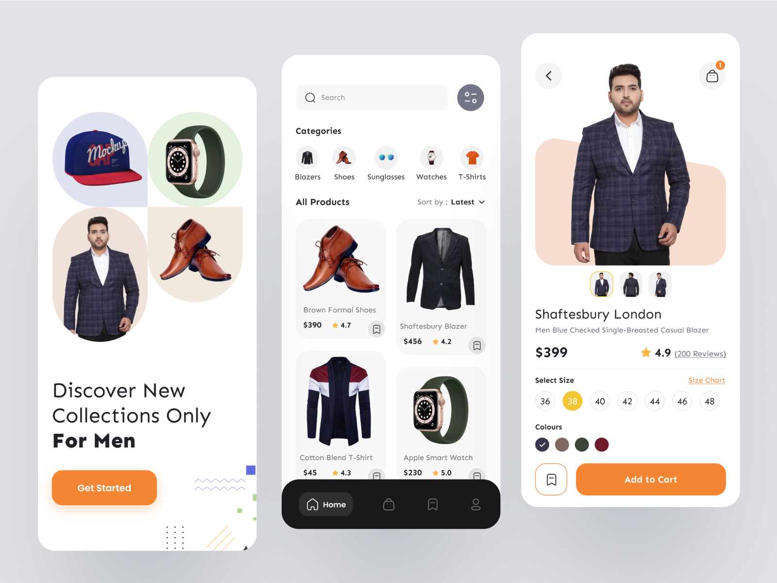 Fashion e-commerce - Mobile App by Tanbir Ahmed for Halal Lab on Dribbble