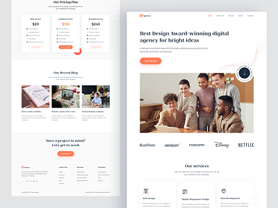 Agency Landing Page