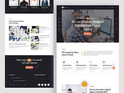 Portfolio Landing Page designs, themes, templates and downloadable graphic  elements on Dribbble