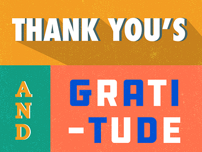 snippet of a thank you card!