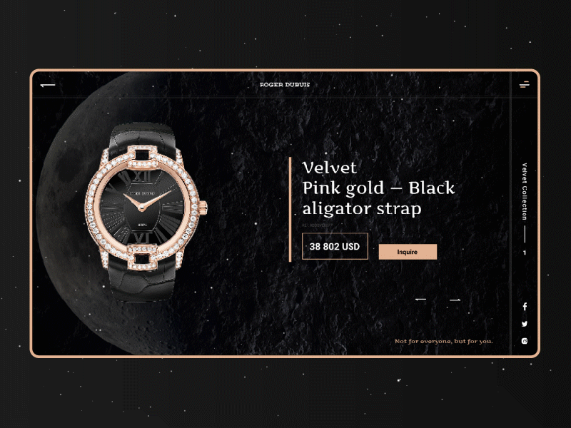 Wrist Watches Website aftereffects animation concept design figma ui uidesign user interface watches web webdesign