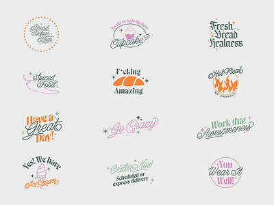 Moka Delicatessen & Bakery Stickers bakery branding deli design fun icecream lgbt logo luxury sticker wheat