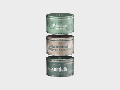 Moka Delicatessen & Bakery Packaging bakery branding can deli design logo luxury packaging sardella tomatoes