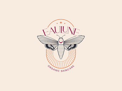 Eaulune Logo beauty branding design esoteric logo luxury moon moth ornaments packaging skincare star