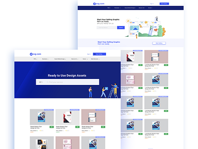 Freelancing Marketplace Home page branding design flat illustration illustrator minimal typography ui ux website