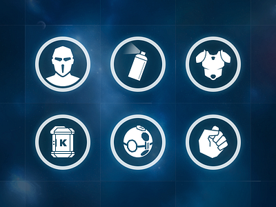 N.O.V.A. Legacy icons game ui gui icons ios mobile games ui ux videogames