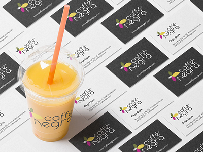 Caffe Negra | Branding branding business card design emrealkac
