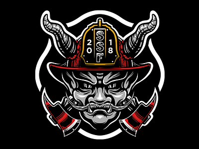 Stachetoberfest Illustration firefighters illustraor illustration illustrator moustache photoshop