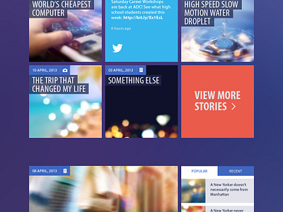 Blog/Magazine UI Kit by Raul Taciu on Dribbble