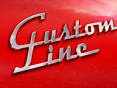Vintage Metal Lettering