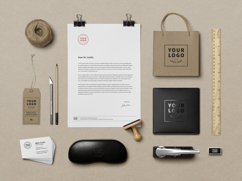 Another Branding Mock-Up(Free PSD) psd mockup freebie branding identity free logo stationery template