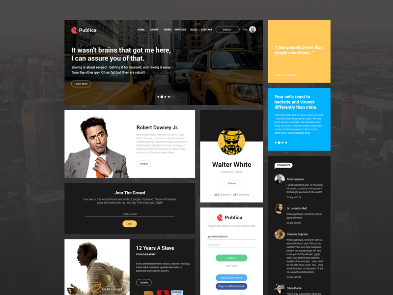 Publica dribbble