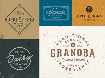 Logo / Badge Templates #3 by Raul Taciu on Dribbble