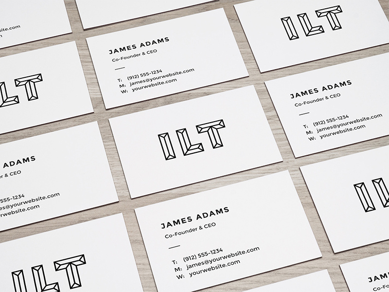 Perspective Business Cards Mockup perspective business cards mock-up freebie psd free