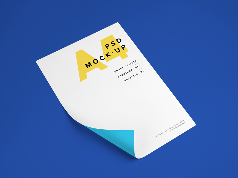 Download A4 Paper Sheet Mockup by Raul Taciu on Dribbble
