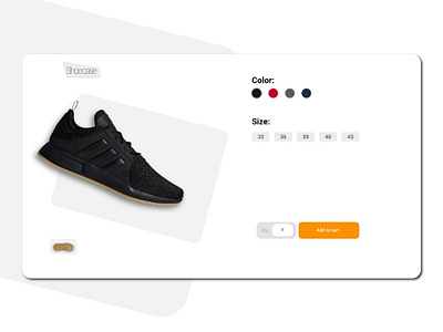 Mockup for Shoe Website design uidesign website website design website template