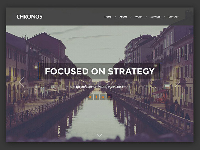 Chronos - Parallax One Page HTML Template css3 html5 live parallax portfolio responsive design svg