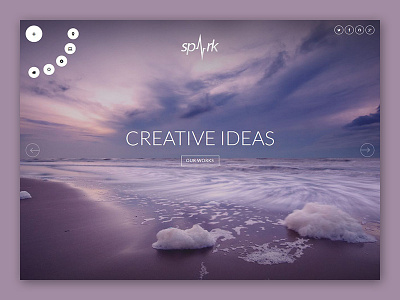 Spark - Responsive Unique HTML5 Template css3 html5 live page transition portfolio responsive design