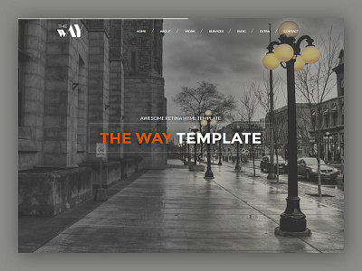 The Way - Responsive Retina Ready Template blog css3 html5 live parallax portfolio responsive design