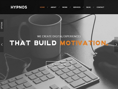 Hypnos - Responsive Retina Ready HTML5 Template css3 html5 live portfolio responsive design retina