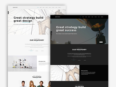 Demeter - Creative HTML5 Template animated clean css3 flat html5 live parallax portfolio responsive design retina