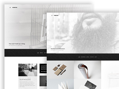 Pontus - Creative Portfolio / Agency Template animated clean css3 flat html5 live parallax portfolio responsive design retina