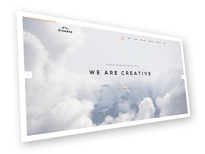 Oreades - Creative One-Page HTML5 Template