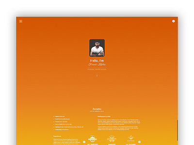 Personal Site Concept clean clone concept free minimal personal responsive vcard webflow