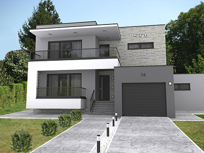 House design 3d architecture home house model modern
