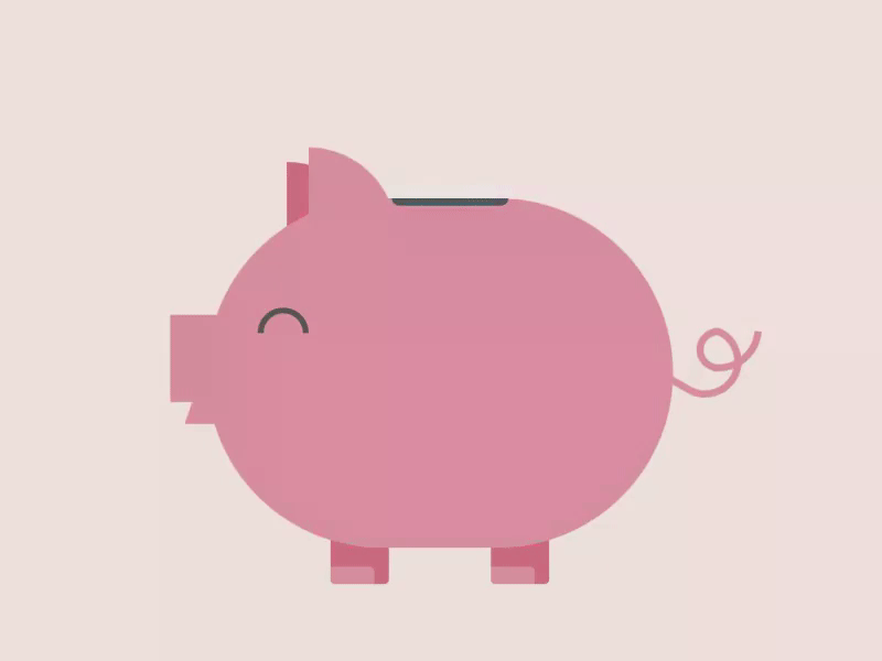Piggy Bank animation codepen creative css design html live transition