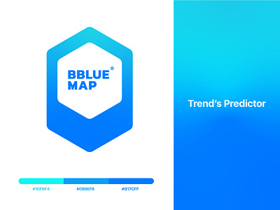 BBLUE MAP beauty blue color icon logo new trend trends