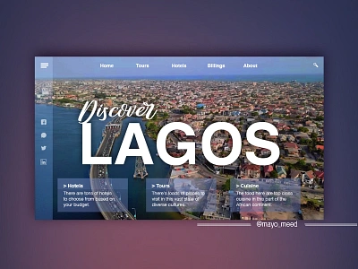 Discover Lagos aina badejo app art brand branding design icon lagos logo mayomeed mayomide nigeria photograhy photoshop ui user experience user interface user interface design ux web