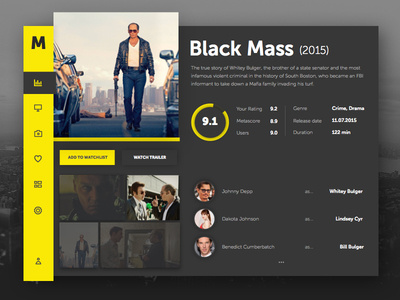 Freebie 003 - Movie Dashboard Dark & Light (Sketch)